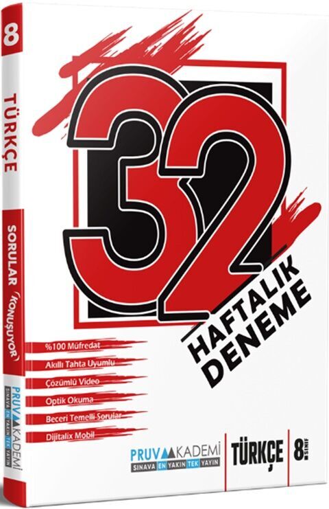 pruva-akademi-8-sinif-turkce-32-_OTM2NDg0MDQ2_1.jpg PRUVA AKADEMİ YAYINLARI 8. SINIF 32 HAFTA TÜRKÇE - Görsel 1