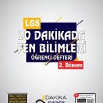 20 DAKİKA YAYINLARI LGS FEN BİLİMLERİ ÖĞRENCİ DEFTERİ 2. DÖNEM