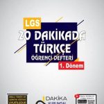 20 DAKİKA YAYINLARI LGS TÜRKÇE ÖĞRENCİ DEFTERİ 1. DÖNEM