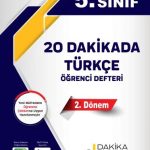 20 DAKİKA YAYINLARI 5. SINIF TÜRKÇE ÖĞRENCİ DEFTERİ 2.DÖNEM