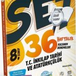 ÜNLÜLER YAYINLARI 8.SINIF T.C İNKILAP TARİHİ VE ATATÜRKÇÜLÜK 36 HAFTALIK KAZANIM DENEMELERİ